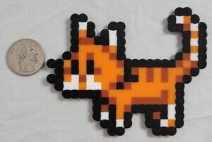Stardew Valley Cat Perler